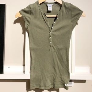 Abercrombie and Fitch Henley Tee